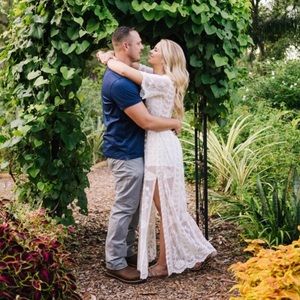 Socialite Lace Overlay Romper